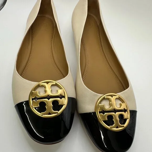 Tory Burch | Shoes | Tory Burch Chelsea Cap Toe Ballet Flats